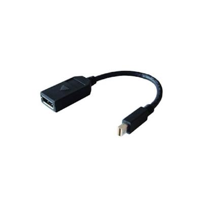 HP Single miniDP-to-DP Adapter Cable DisplayPort-Kabel DisplayPort Mini Schwarz
