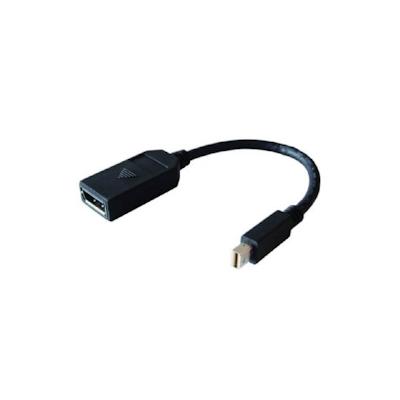 HP Single miniDP-to-DP Adapter Cable DisplayPort-Kabel DisplayPort Mini Schwarz Image