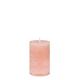 Jaspers Kerzen Stumpenkerze Rustic Korall 20 x Ø 8 cm, Kerze in Premium Qualität, durchgefärbte Kerze für Hochzeit, Deko, Weihnachten, Adventskranz