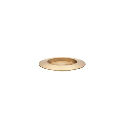 Kerzenhalter Messing Gold matt für Ø 60 mm Kerzen, Taufkerzen, Hochzeitkerzen, Anlasskerzen