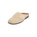 Extra Wide Width Women's The Lola Mule by Comfortview in Khaki Metallic (Size 12 WW)