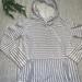 J. Crew Tops | J. Crew Size Xxs Pullover Hooded Top Long Sleeve Blue/White Striped. | Color: Blue/White | Size: Xxs