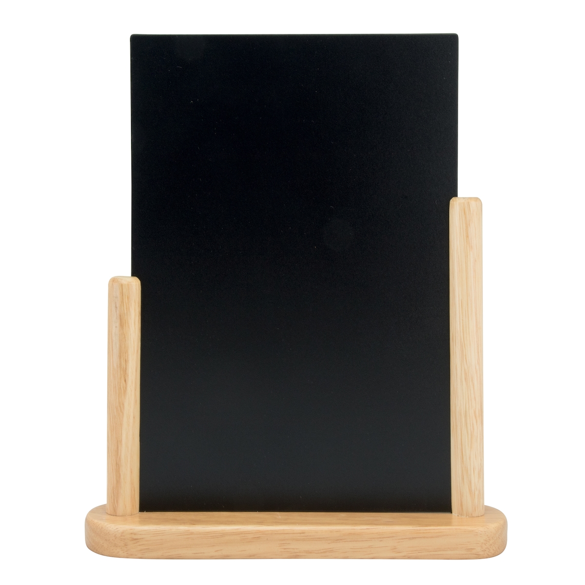 Securit® Tischtafel "Elegant" A4 - Buchenholz mit lackiertem Finish Image