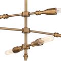 Designers Fountain Louise 28 Inch 6 Light Linear Suspension Light - D231M-IS-OSB