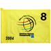 Event-Used #8 Yellow Pin Flag from The American Express Championship on September 30th to October 3rd 2004