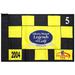 Event-Used #5 Yellow and Black Pin Flag from The Legends of Golf Tournament on April 23rd to 25th 2004