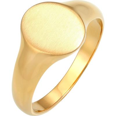 KUZZOI Basic Cool Siegelring Herren Matt 925 Silber 62 Image