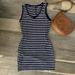 J. Crew Dresses | J. Crew Stipped Blue & White Sleeveless Dress Size Xs | Color: Blue/White | Size: Xs