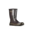 Dryshod Mudslinger Mid Premium Rubber Farm Boot - Men's Midnight Brown/Honey 13 MUD-MM-BR-013