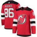 Herren adidas Jack Hughes Red New Jersey Devils Home Primegreen Authentisches Spielertrikot