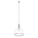 Hunter Fan Van Nuys 1 Light 16 inch Bell Pendant Glass in Gray | 22.25 H x 16 W x 16 D in | Wayfair 19298