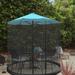 Symple Stuff Hartwig Patio Umbrella Mosquito Netting | 86 H x 132 W x 132 D in | Wayfair 8761904A41E7450F8432CD3966D30CDC