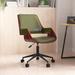Wade Logan® Lithonia Task Chair Upholstered in Green/Brown | 37.4 H x 21.25 W x 23.22 D in | Wayfair 62C90B54F3FB4638A3D5601F0F4CA46C