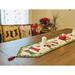 The Holiday Aisle® Siems Christmas Table Runner Polyester in Brown | 13 D in | Wayfair A79C052FE2F24B368A064A7363DFEF99