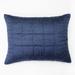 Latitude Run® Samori Indigo Cotton Blend Ties Sham Cotton Blend in Blue | 20 H x 26 W x 1 D in | Wayfair 71F1FA0EE412462EBF8FA4876BD977BC