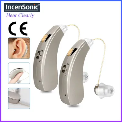 Prothèses auditives rechargeables AAB52SP mini amplificateurs de son oreille sans fil pour la