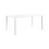 ACME Pagan Dining Table in White High Gloss