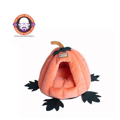 PumpkIn Shape Cat Bed by Armarkat in Orange