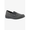 Women's Posy Flat by Drew in Black Canvas (Size 8 1/2 M)