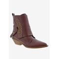 Wide Width Women's Shindig Western Bootie by Bellini in Wine (Size 9 W)