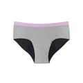 Thinx (BTWN) Brief Panties | Period Underwear for Teen Girls | Menstrual Underwear | Super Absorbency, Grey, Medium