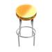 Arcade1up Burgertime Adjustable Height Bar & Arcade Stool Polyester/Upholstered in Gray | 21.5 H x 20 W x 20 D in | Wayfair STOOL-BURGERTIME-10200