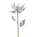 Vickerman 32" Glitter Poinsetta Artificial Christmas Spray Plastic | 32 H x 11 W x 11 D in | Wayfair RX193507