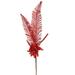 Vickerman 30" Glitter Fern Berry Artificial Christmas Spray Plastic in Red | 30 H x 12 W x 2 D in | Wayfair RX192803