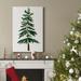 The Holiday Aisle® Warm Winter Wishes VII Premium Gallery Wrapped Canvas - Ready To Hang Canvas in Black/Blue/Green | 20 H x 16 W x 1 D in | Wayfair