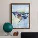 Orren Ellis Gliding On Ice II Premium Framed Canvas - Ready To Hang Canvas, Solid Wood in Blue | 24 H x 20 W x 1 D in | Wayfair