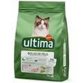 2x7.5kg Hairball Turkey & Rice Ultima Dry Cat Food