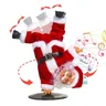 Jouet de Noël électrique chantant Père Noël inversé poupée dansante chantant et dansant Père Noël
