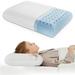 Memory Foam Pillow, Soft Foam Pillow, Supportive Pillow, Ventilated Pillows for Sleeping, Pillow Back & Side Sleeper - White