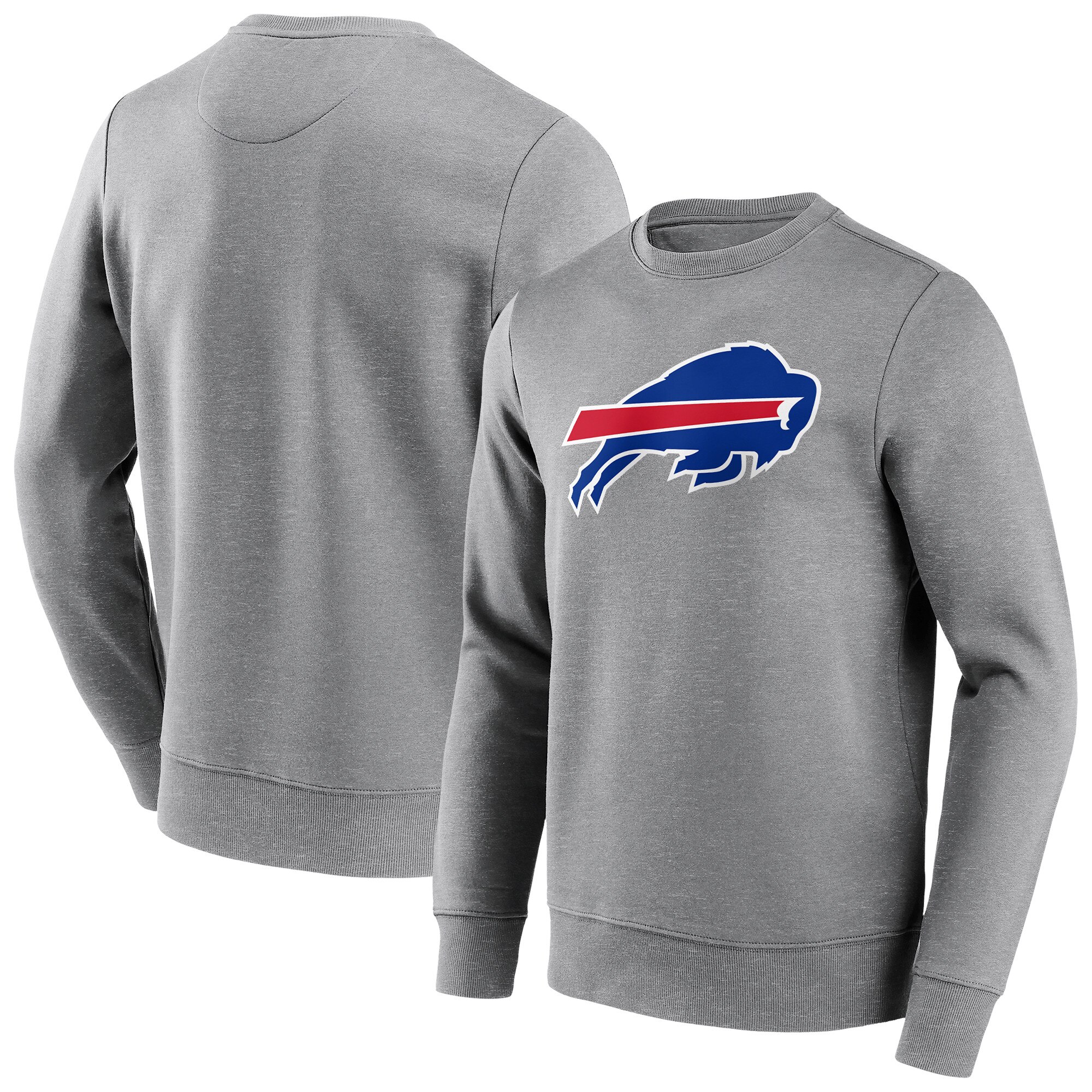 Buffalo Bills Rundhals-Sweatshirt mit neutraler Farbe und Logo - Herren Image