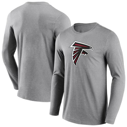 Atlanta Falcons Langarm-T-Shirt mit neutralem Farblogo - Herren