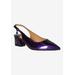 Women's Shayanne Slingback Pump by J. Renee in Purple (Size 7 1/2 M)