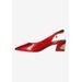 Women's Shayanne Slingback Pump by J. Renee in Red (Size 7 1/2 M)