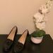 Michael Kors Shoes | Michael Michael Kors. Black Leather Michael Kors Heels. | Color: Black | Size: 7.5