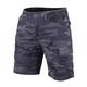 Muscle Alive Men's Cargo Shorts Slim Fit Camouflage Vintage 100% Cotton Medium-Weight Color Black Camo Size 36