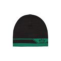 BOSS Mens Albo W21 Logo Beanie hat with Jacquard Artwork Black