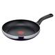 Tefal D52606 Resist Frying Pan 28 cm Safe Titanium Non-Stick Coating Thermo-Signal Temperature Indicator Easy Cleaning Flame Protect Technology Black