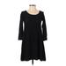 American Eagle Outfitters Casual Dress - A-Line: Black Solid Dresses - Women's Size 2X-Small