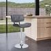 Brooklyn Adjustable Swivel Bar Stool with Metal Base