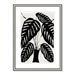 Joss & Main Black & White Potted Plant I by Daniela Santiago - Picture Frame Print Paper in Black/Green/White | Wayfair