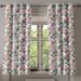 East Urban Home Sateen Floral Blackout Grommet Curtain Panels Sateen | 63 H x 50 W in | Wayfair 18E8A916F06641D88E529F81E240AB6B