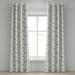 East Urban Home Ambesonne Christmas Grommet Curtain, Snowy Winter Concept Art w/ Holiday Theme Color Spots & Snowflakes | 84 H in | Wayfair