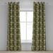 East Urban Home Sateen Abstract Blackout Grommet Curtain Panels Sateen | 96 H x 50 W in | Wayfair CEB11671965844208BA8F8154368EABD