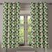 East Urban Home Sateen Geometric Blackout Grommet Curtain Panels Sateen | 63 H x 50 W in | Wayfair 9FAAB8C186B742B4B9876A8549A06C07