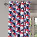 East Urban Home Ambesonne Abstract Grommet Curtain, Geometric Grunge Bold Stripes w/ Brushstrokes Motif | 60 H x 50 W in | Wayfair