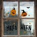 Northlight Seasonal Black & Orange Halloween Gel Window Clings in Black/Orange | 6 H x 19.5 W in | Wayfair NORTHLIGHT JH91358